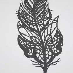 feather stickers, feather