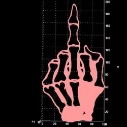 Finger signs + keyhanger