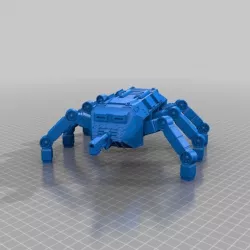 Fire Ant  Flame throwing / liquid carrying walker sci-fi  for 28mm sci-fi wargames or sci-fi mdel making