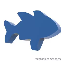 Fish Meeple for Board Games