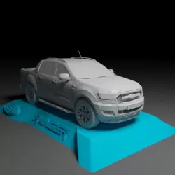 FORD RANGER WILDTRAK FOR 3D PRINTING STL FILES