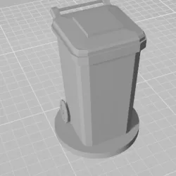 Garbage \ Trash can logo for business card holder