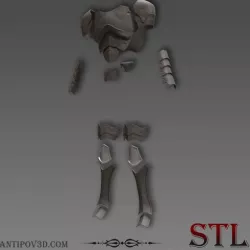 Goblin Slayer Armor (Helmet not included !) 3D Digital file STL