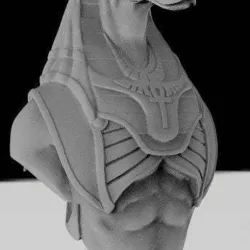 god of egypt bust