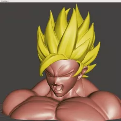 Goku bust