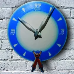 Goku Genkidama Clock for 3D printing and laser cutting