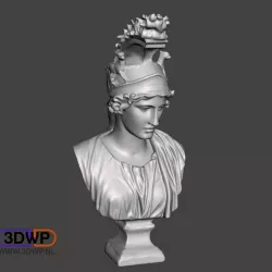 Greek Bust 3D Scan (Dea Roma/Goddess Rome)