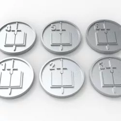Grey Knights Objective Markers