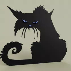 Grumpy Cat alone