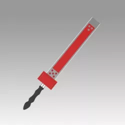 Guilty Gear Sol Badguy Sword Cosplay Weapon Prop
