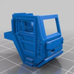 Half of 1/87 truck cab