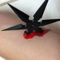Halloween Ninja Star Illusion