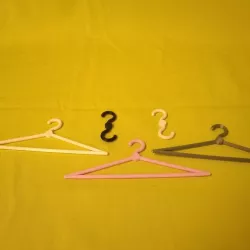 hanger + hook for doll clothes . hanger + hook for doll clothes