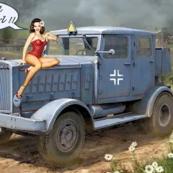 Hanomag SS-100 German WW 2 Heavy road tractor
