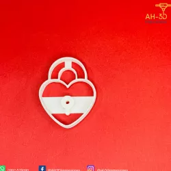 Heart Lock Cookie Cutter