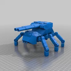 Heavy Artillery 6 legged Ant walker for 28mm wargaming and sci-fi diorma