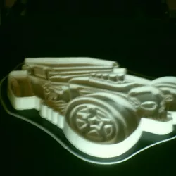 Hot wheel car cookie cutter