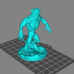 Howling werewolf