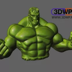 Hulk Sculpture (Statue 3D Scan)