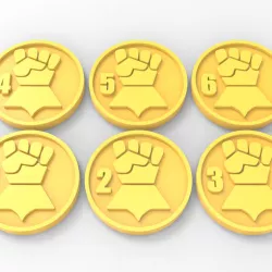 Imperial Fists Objective Markers