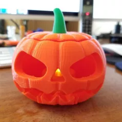 Jack-o'-lantern Pumpkin with separate stem