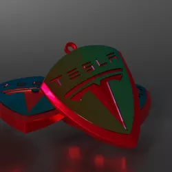key ring car tesla
