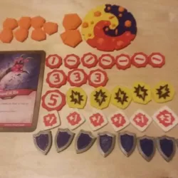 Keyforge tokens in 2 colours