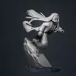 kimetsu no yaiba - demon slayer - nezuko 3d print statue 3D print model