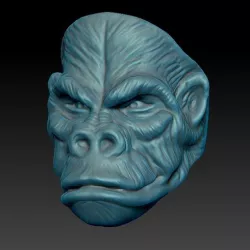 King Gorilla Ring 3D print model