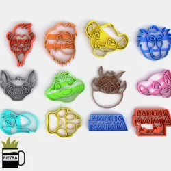 KING LION FONDANT COOKIE CUTTER