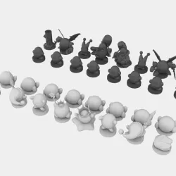 Kirby Chess Set