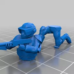 Legion Clone Scout Trooper Kneeling