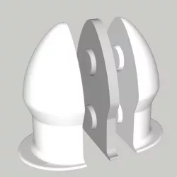 Lego anal butplug