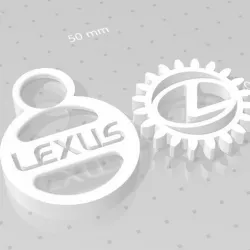LEXUS GEAR KEY CHAIN