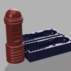 Lightsaber handle dildo + MOLD