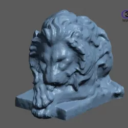 Lion Statue 3D Scan