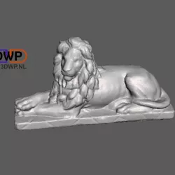 Lion Statue 3D Scan