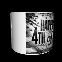 Lithophane 4th of July lamp shade