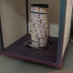 Lithophane lamp square
