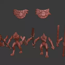 Lizardmen/Lizardfolk Miniatures