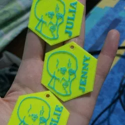 Llaveros de Calamardo guapo (Squidward Keychan)