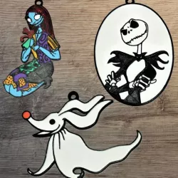 Lot 3 Disney ornaments the strange Christmas of Mr. Jack