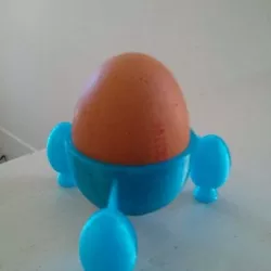 Mars Rocket Egg Cup
