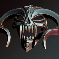 mask horned