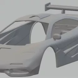 Mclaren F1 Printable Body Car