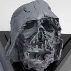 Melted Darth Vader Helmet - Star Wars Skull 3D Print model