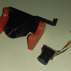 Micro FPV camera and servo holders for FPV-Rover (or FPV-Copter)