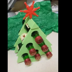 Mini-Bottle Christmas Tree