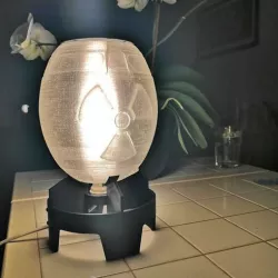 Mini nuke lamp from Fallout (for E14 bulb)