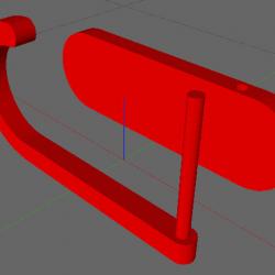 Desk Bag Hook by PieSupplies, Download free STL model